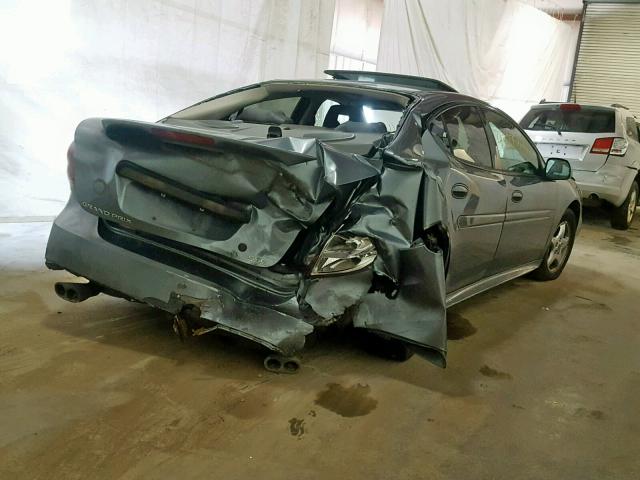 2G2WR524741259967 - 2004 PONTIAC GRAND PRIX GRAY photo 4