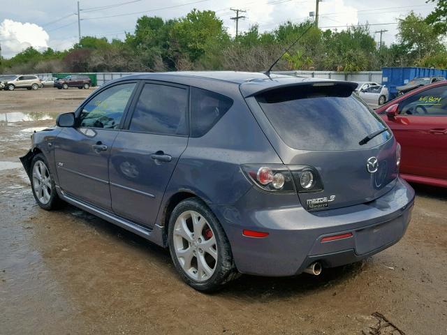 JM1BK144071682341 - 2007 MAZDA 3 HATCHBAC CHARCOAL photo 3