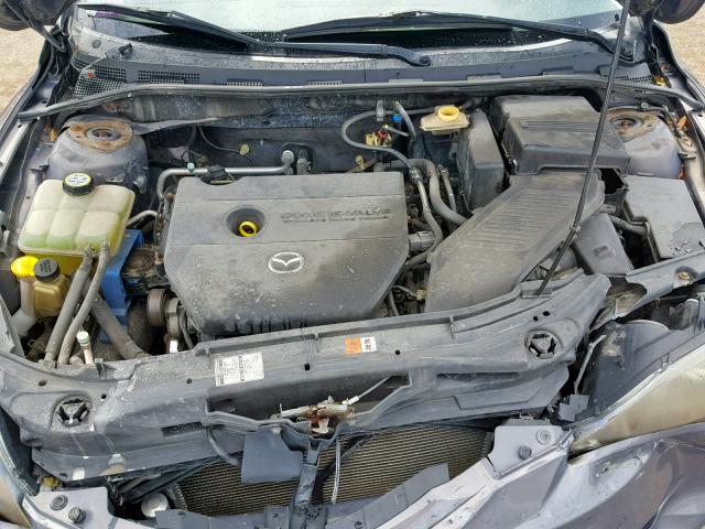 JM1BK144071682341 - 2007 MAZDA 3 HATCHBAC CHARCOAL photo 7