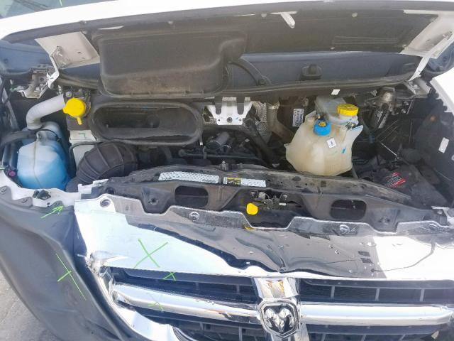 3C6TRVAG1HE525848 - 2017 RAM PROMASTER 白色 照片 7