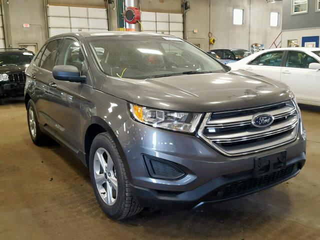 2FMPK3G93JBC00932 - 2018 FORD EDGE SE GRAY photo 1