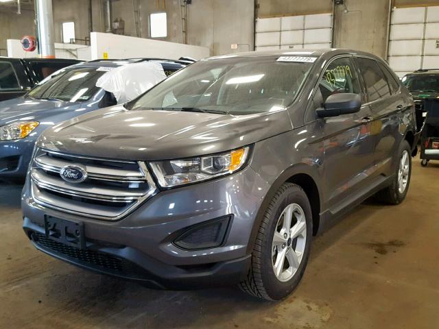 2FMPK3G93JBC00932 - 2018 FORD EDGE SE GRAY photo 2