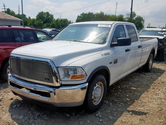 3D7TP2CT7BG596657 - 2011 DODGE RAM 2500 WHITE photo 2