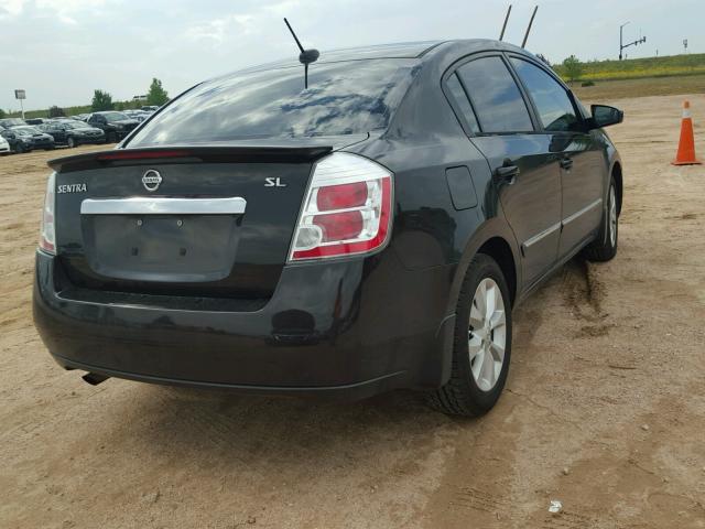 3N1AB6AP9BL642190 - 2011 NISSAN SENTRA 2.0 BROWN photo 4