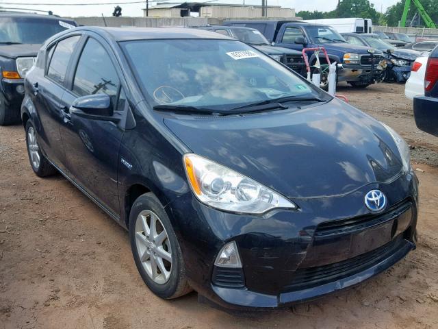 JTDKDTB31C1028524 - 2012 TOYOTA PRIUS C BLACK photo 1