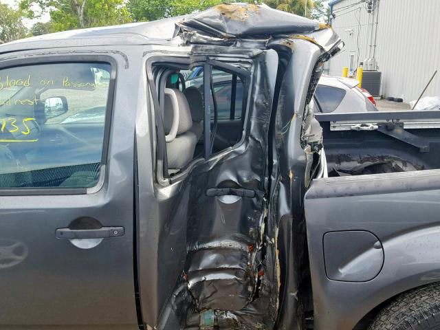 1N6AD07U86C423639 - 2006 NISSAN FRONTIER C CHARCOAL photo 9