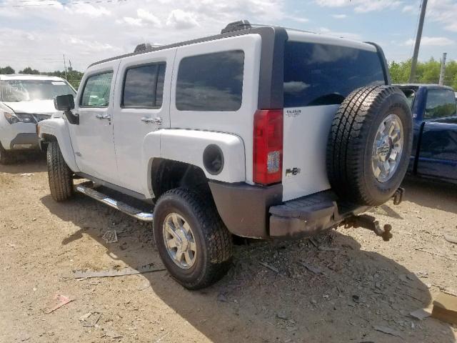 5GTDN136468155064 - 2006 HUMMER H3 WHITE photo 3