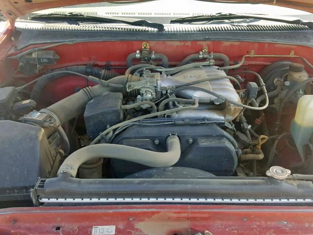 JT4UN22D7T0024704 - 1996 TOYOTA T100 XTRAC RED photo 7