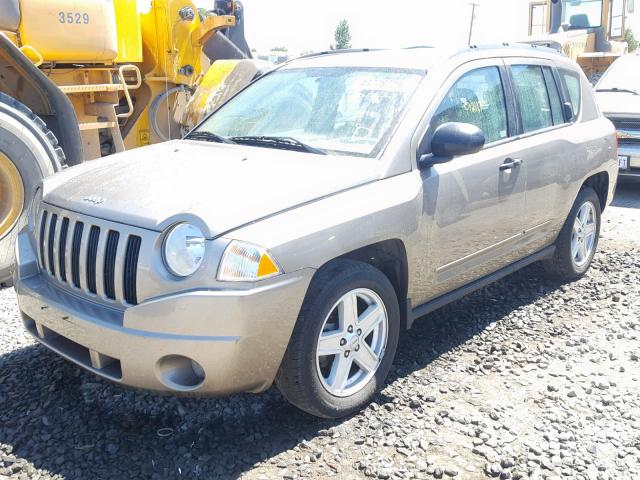 1J8FT47018D744363 - 2008 JEEP COMPASS SP ყავისფერი ფოტო 2