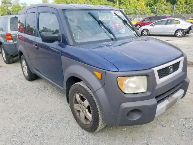 5J6YH28553L018210 - 2003 HONDA ELEMENT EX BLUE photo 1