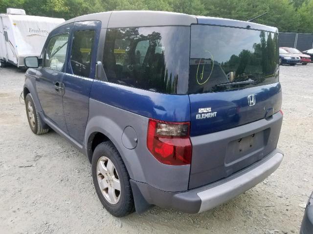 5J6YH28553L018210 - 2003 HONDA ELEMENT EX BLUE photo 3