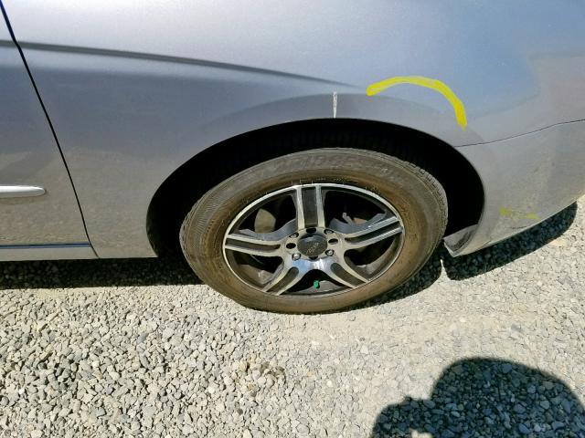 KNAFE122375428736 - 2007 KIA SPECTRA EX SILVER photo 9