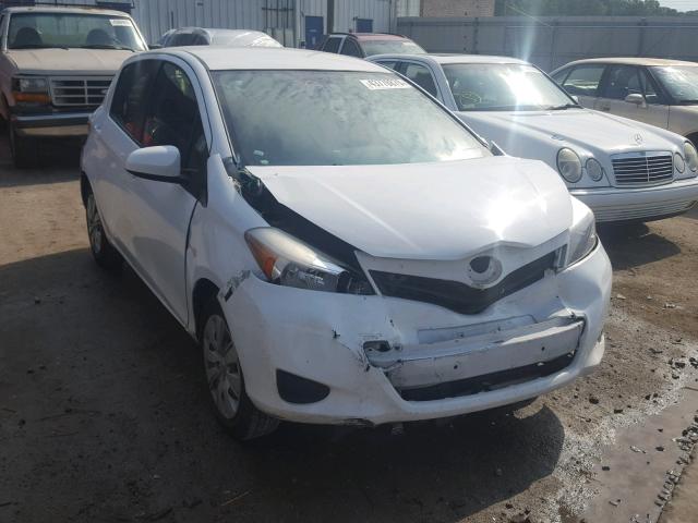 JTDKTUD34DD559254 - 2013 TOYOTA YARIS WHITE photo 1