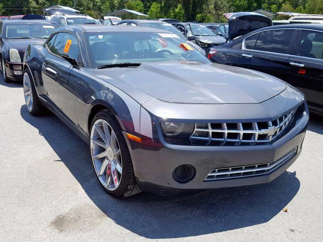 2G1FE1EV0A9186774 - 2010 CHEVROLET CAMARO LS GRAY photo 1