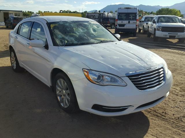 1C3CCBBB9DN727410 - 2013 CHRYSLER 200 TOURIN WHITE photo 1