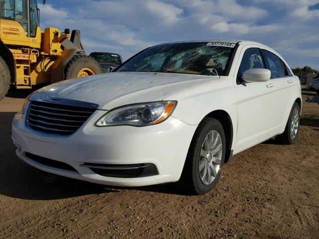 1C3CCBBB9DN727410 - 2013 CHRYSLER 200 TOURIN WHITE photo 2