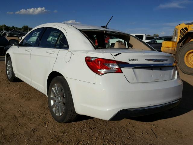 1C3CCBBB9DN727410 - 2013 CHRYSLER 200 TOURIN WHITE photo 3