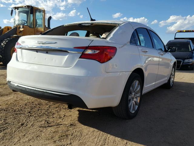 1C3CCBBB9DN727410 - 2013 CHRYSLER 200 TOURIN WHITE photo 4