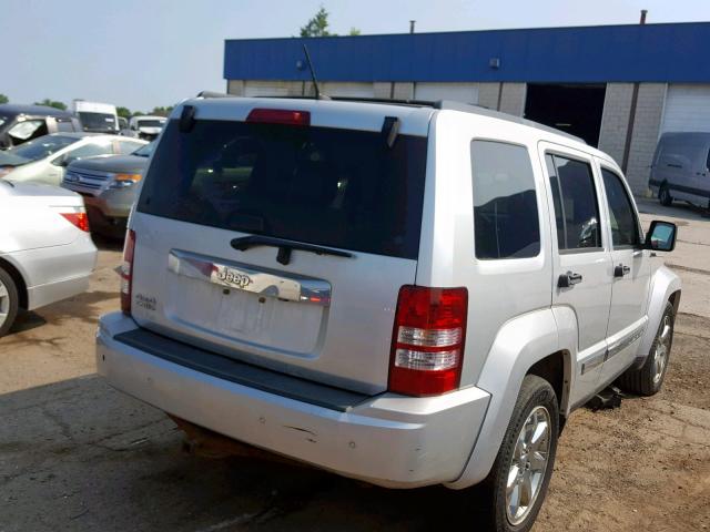 1J4PN5GK9AW103592 - 2010 JEEP LIBERTY LI SILVER photo 4