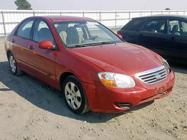 KNAFE122385583126 - 2008 KIA SPECTRA EX RED photo 1