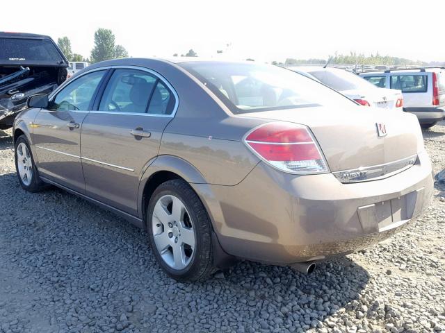 1G8ZS57N08F135868 - 2008 SATURN AURA XE TAN photo 3