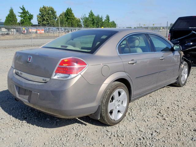 1G8ZS57N08F135868 - 2008 SATURN AURA XE TAN photo 4