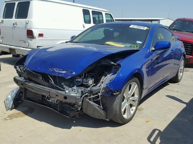 KMHHT6KD6CU079065 - 2012 HYUNDAI GENESIS CO BLUE photo 2