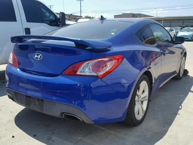 KMHHT6KD6CU079065 - 2012 HYUNDAI GENESIS CO BLUE photo 4