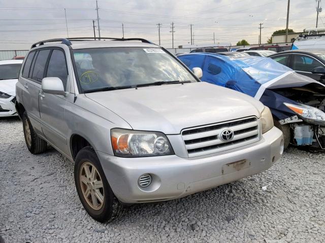 JTEGD21A060154198 - 2006 TOYOTA HIGHLANDER SILVER photo 1