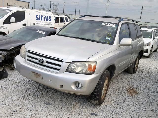 JTEGD21A060154198 - 2006 TOYOTA HIGHLANDER SILVER photo 2