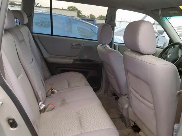 JTEGD21A060154198 - 2006 TOYOTA HIGHLANDER SILVER photo 6