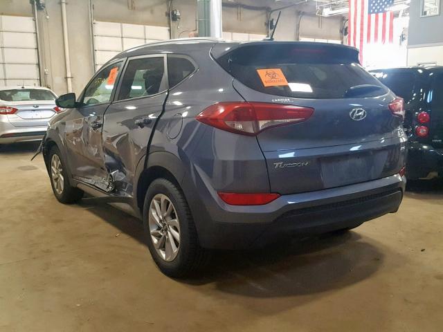 KM8J3CA40GU091509 - 2016 HYUNDAI TUCSON LIM GRAY photo 3