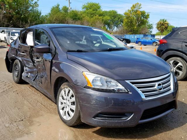 3N1AB7AP2DL778671 - 2013 NISSAN SENTRA SV CHARCOAL photo 1