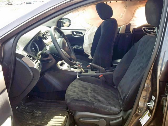 3N1AB7AP2DL778671 - 2013 NISSAN SENTRA SV CHARCOAL photo 5