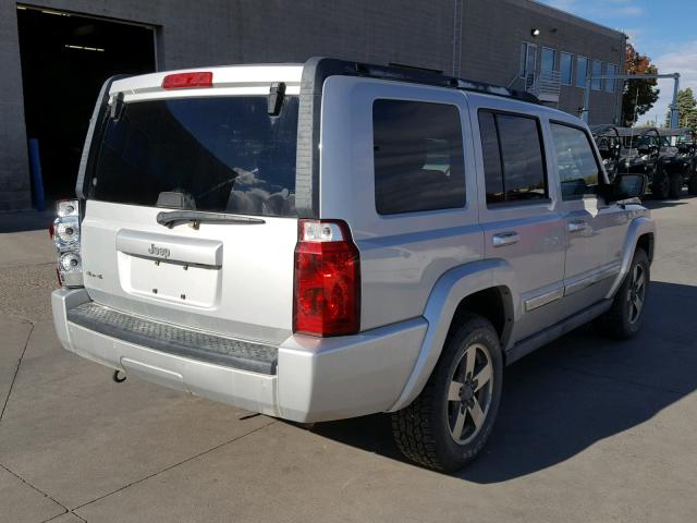 1J8HG48KX6C260840 - 2006 JEEP COMMANDER Gümüş foto 4