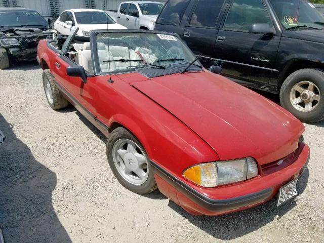 1FABP44A7JF279160 - 1988 FORD MUSTANG LX RED photo 1