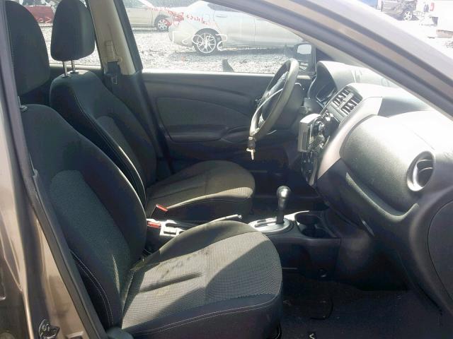 3N1CN7AP1FL859874 - 2015 NISSAN VERSA S GRAY photo 5