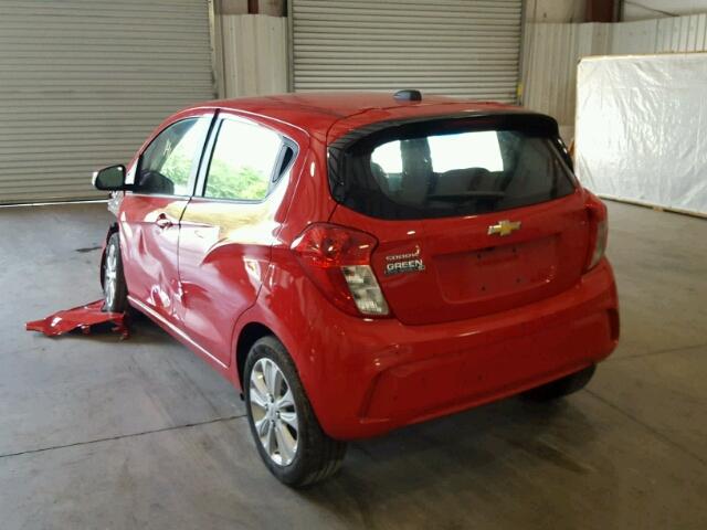 KL8CD6SA8GC634166 - 2016 CHEVROLET SPARK 1LT RED photo 3