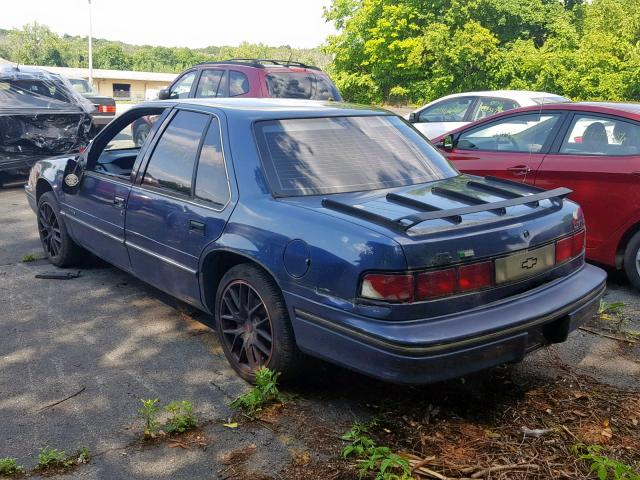 2G1WL54T3R9108336 - 1994 CHEVROLET LUMINA BLUE photo 3