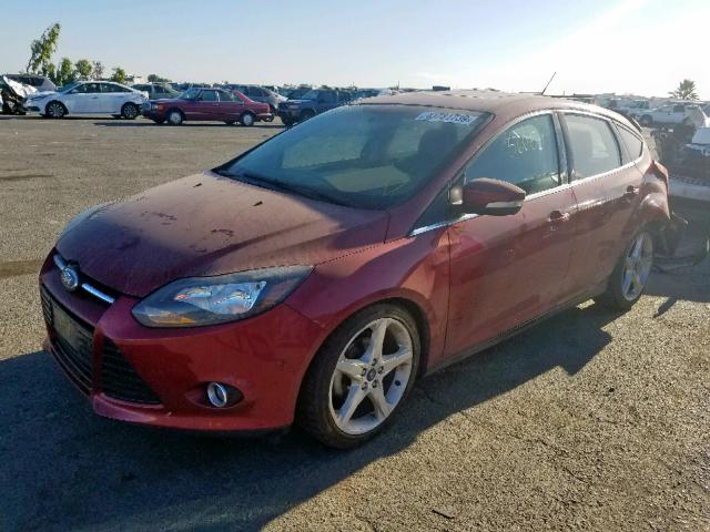 1FADP3N21EL131698 - 2014 FORD FOCUS TITA RED photo 2