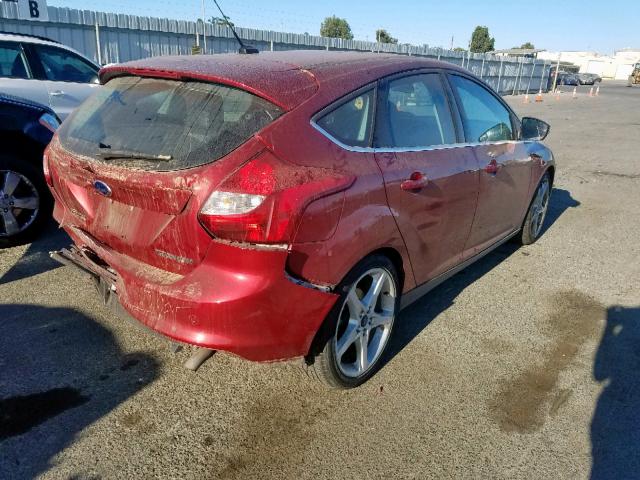 1FADP3N21EL131698 - 2014 FORD FOCUS TITA RED photo 4