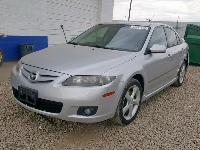 1YVHP84D965M31419 - 2006 MAZDA 6 S SILVER photo 2