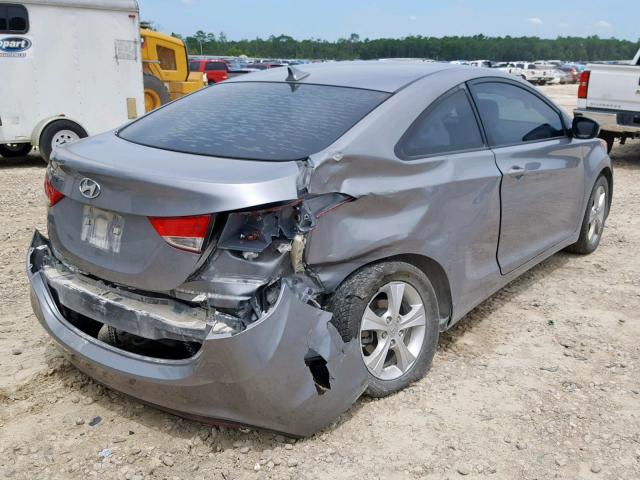 KMHDH6AE7DU020375 - 2013 HYUNDAI ELANTRA CO GRAY photo 4