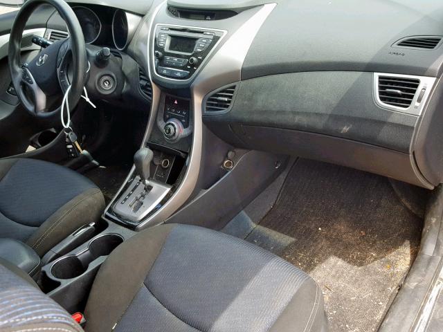 KMHDH6AE7DU020375 - 2013 HYUNDAI ELANTRA CO GRAY photo 9