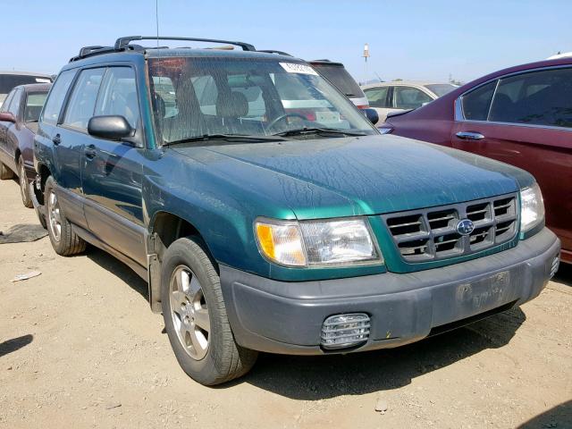 JF1SF6356YH721234 - 2000 SUBARU FORESTER L GREEN photo 1