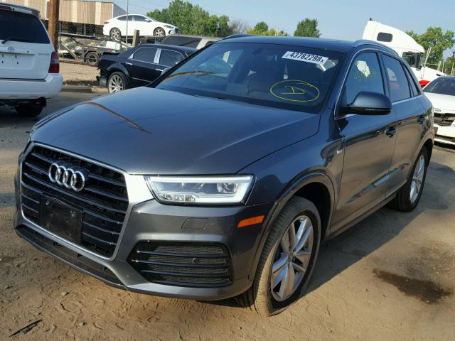 WA1JCCFS9JR020602 - 2018 AUDI Q3 PREMIUM GRAY photo 2