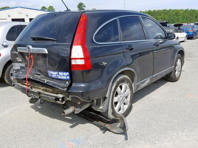 5J6RE387X9L004610 - 2009 HONDA CR-V EXL BLACK photo 4