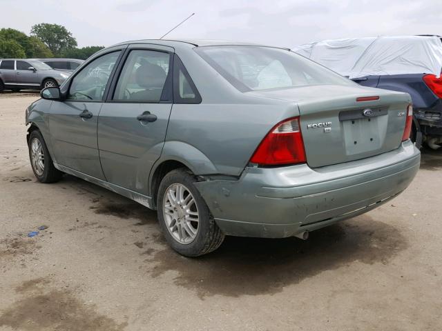 1FAHP34N66W221975 - 2006 FORD FOCUS ZX4 GREEN photo 3