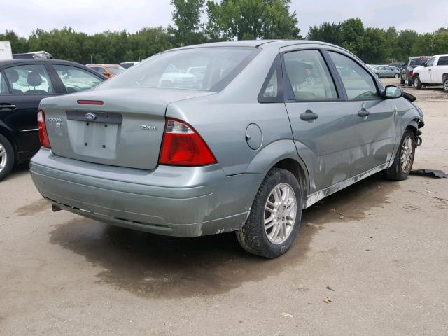 1FAHP34N66W221975 - 2006 FORD FOCUS ZX4 GREEN photo 4