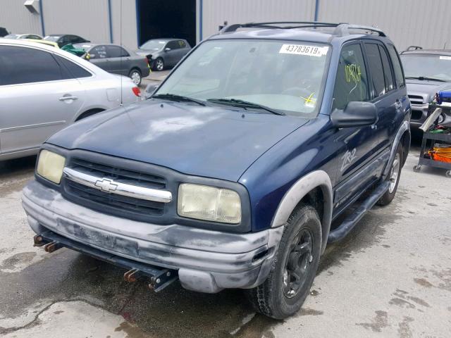 2CNBJ734336933525 - 2003 CHEVROLET TRACKER ZR BLUE photo 2